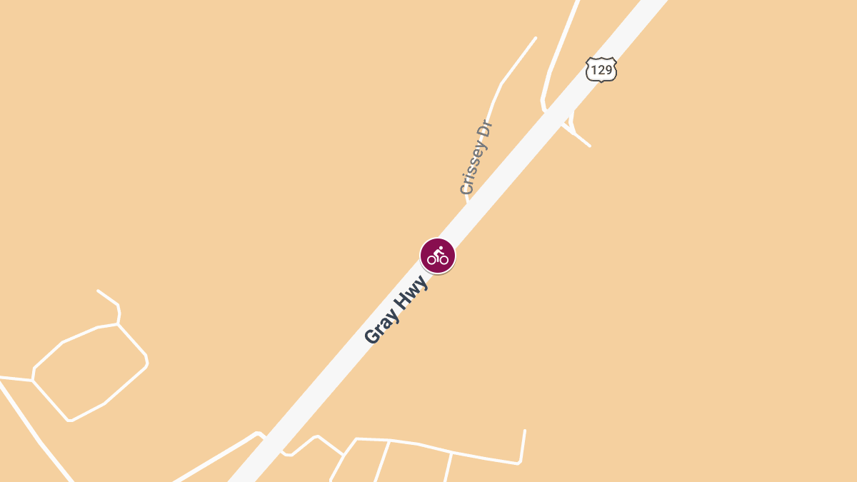 Bicyclist Critically Injured After Crash on Gray Hwy