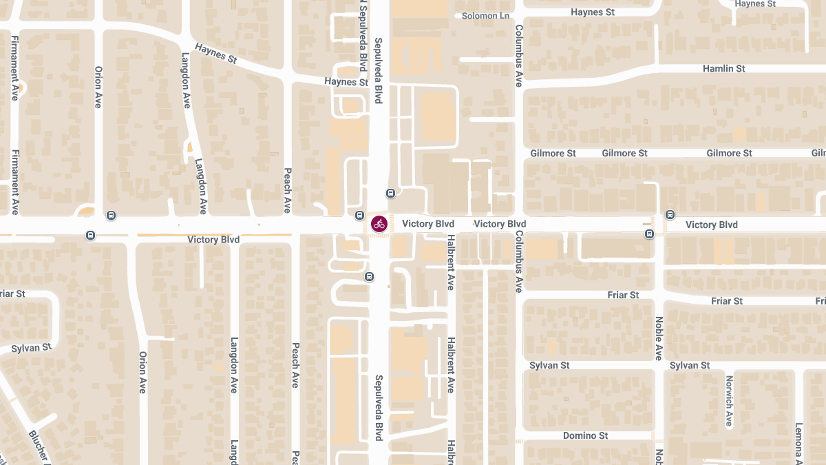 Bicyclist Injured in Collision at Victory Blvd & Sepulveda Blvd