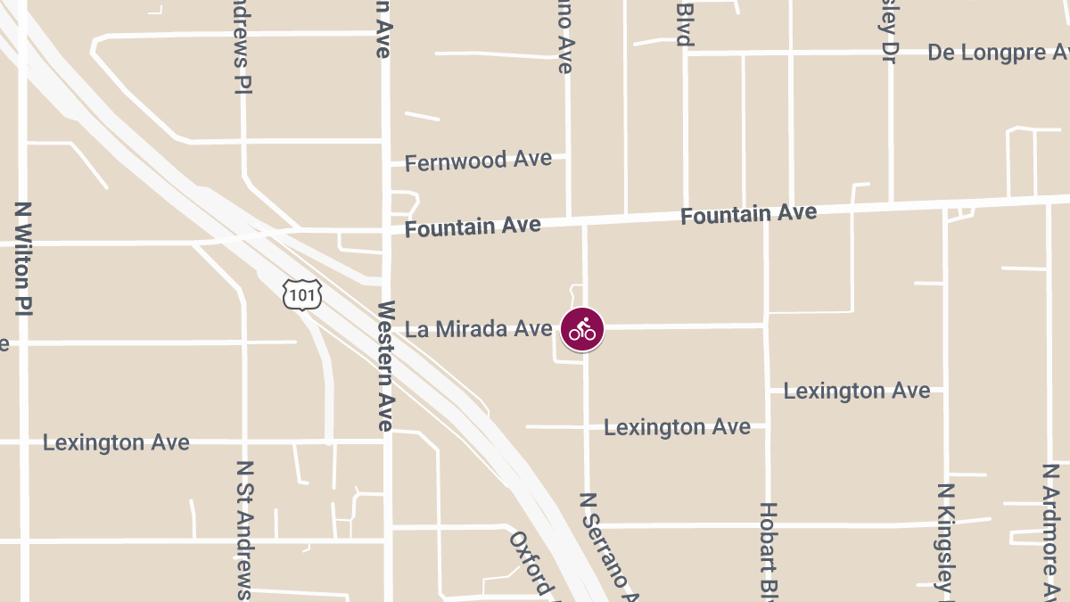 Bicyclist Injured in Crash Near La Mirada Ave