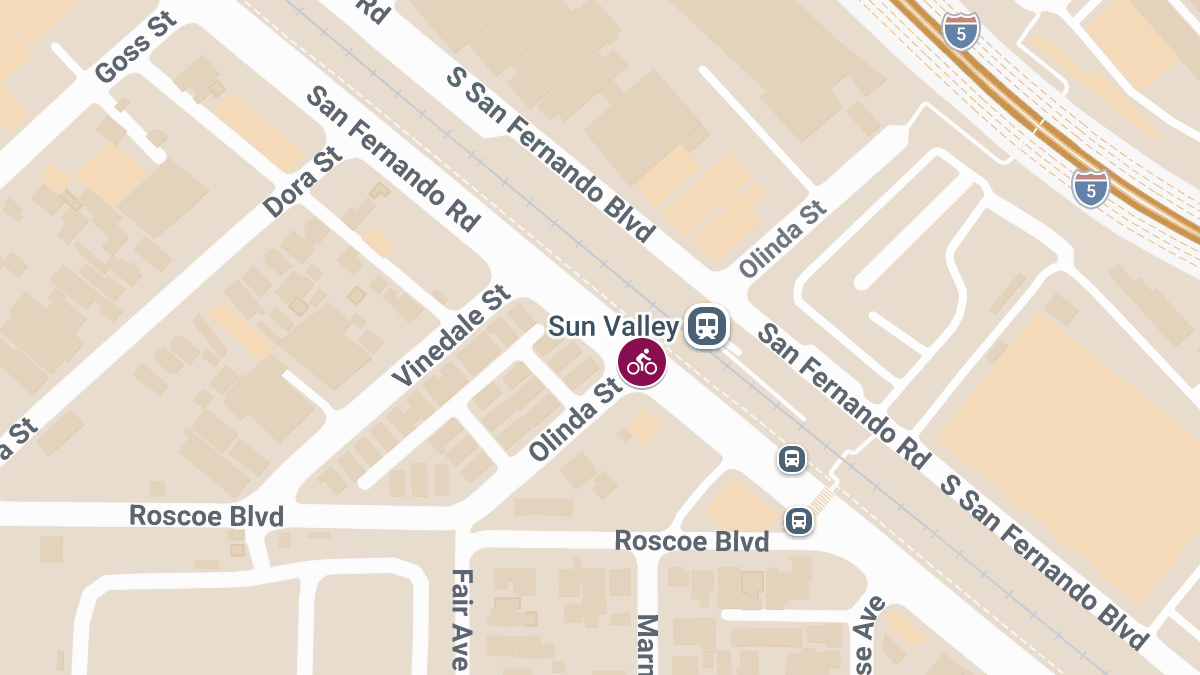 Bicyclist Injured in Crash at San Fernando Rd & Olinda St