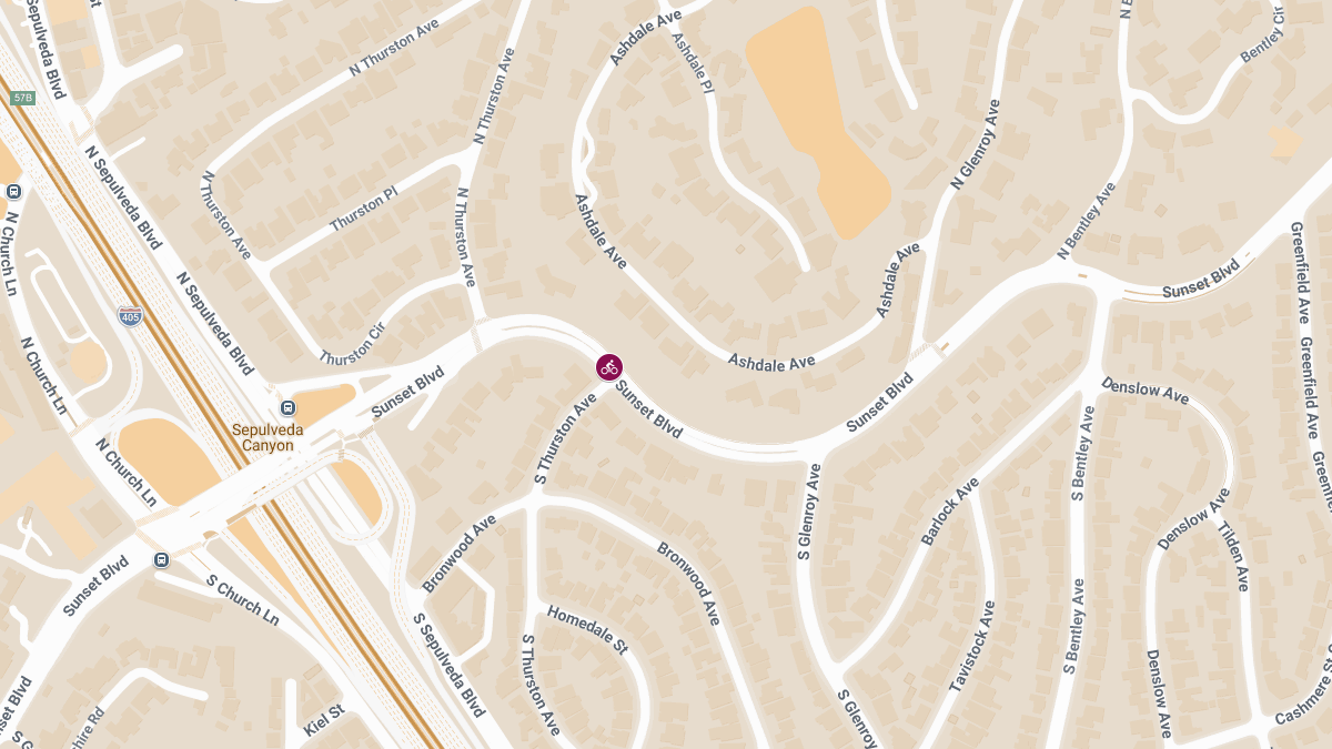Bicyclist Injured in Crash at Sunset Blvd & Thurston Ave