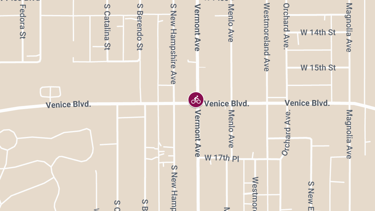 Los Angeles, CA – Bicyclist Injured in Crash at Vermont Ave & Venice Blvd