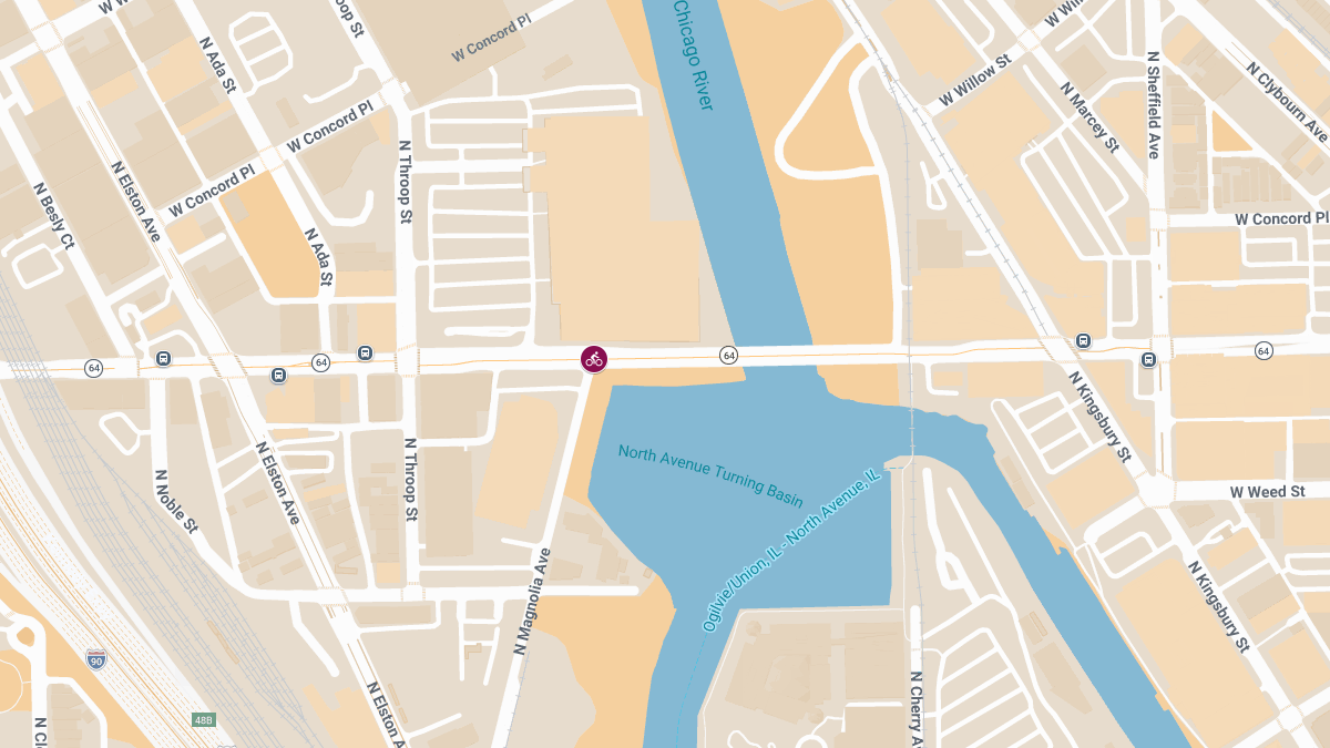 Bicyclist Injured in Crash at W North Ave & N Magnolia Ave