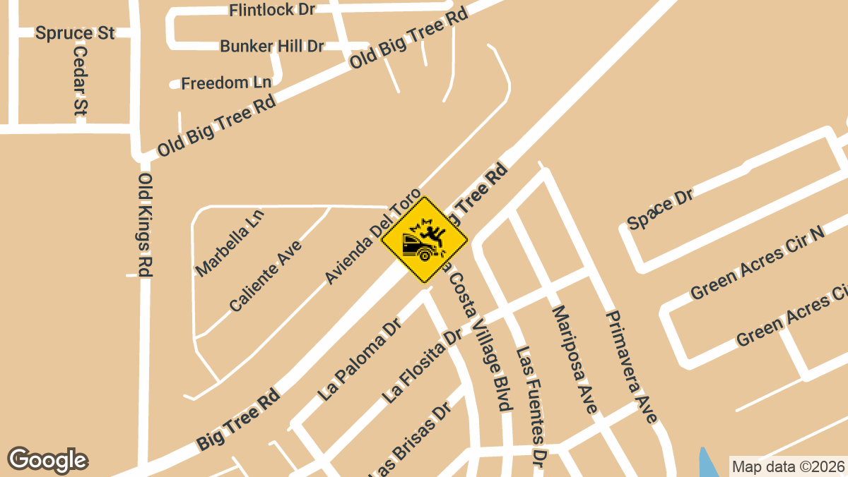 Big Tree Road and La Costa Village Boulevard