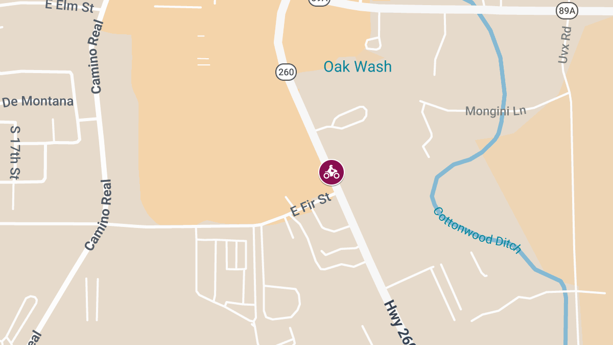 Biker Seriously Injured in Crash at Hwy 260 & Fir St