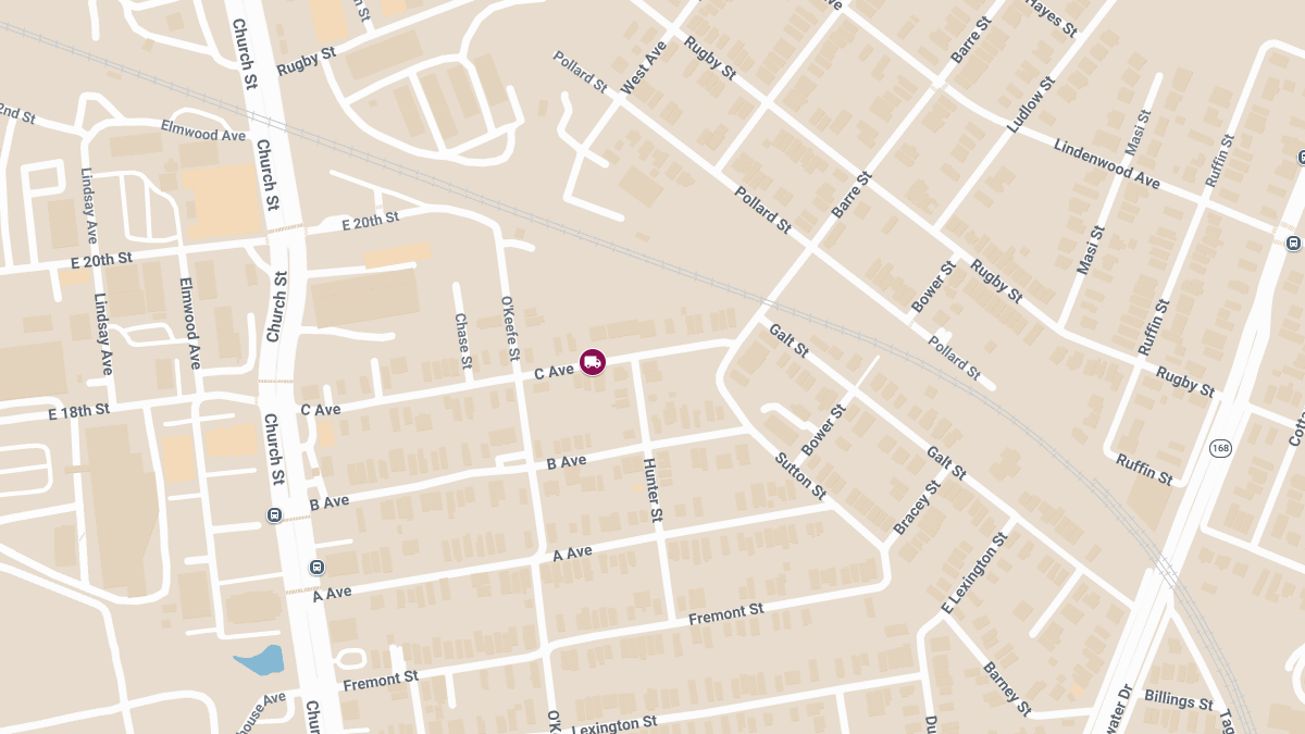 Box Truck Crash With Injuries on C Ave