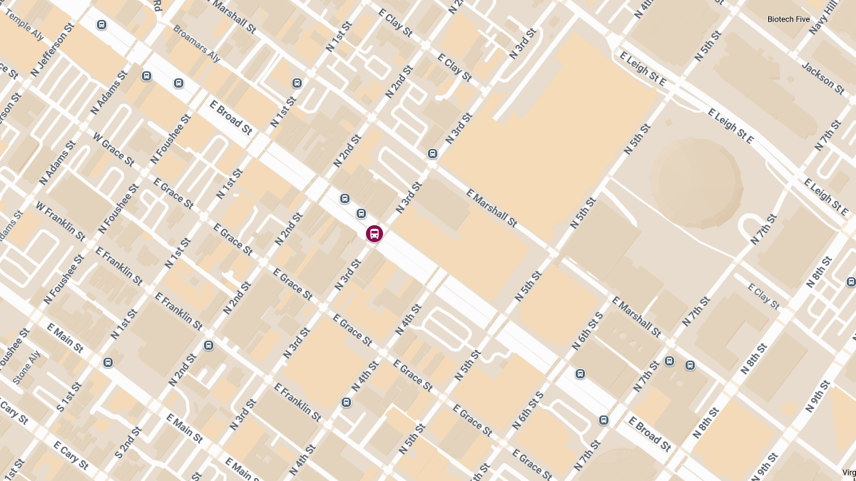 Bus Crash With Injury at N 3rd St & E Broad St