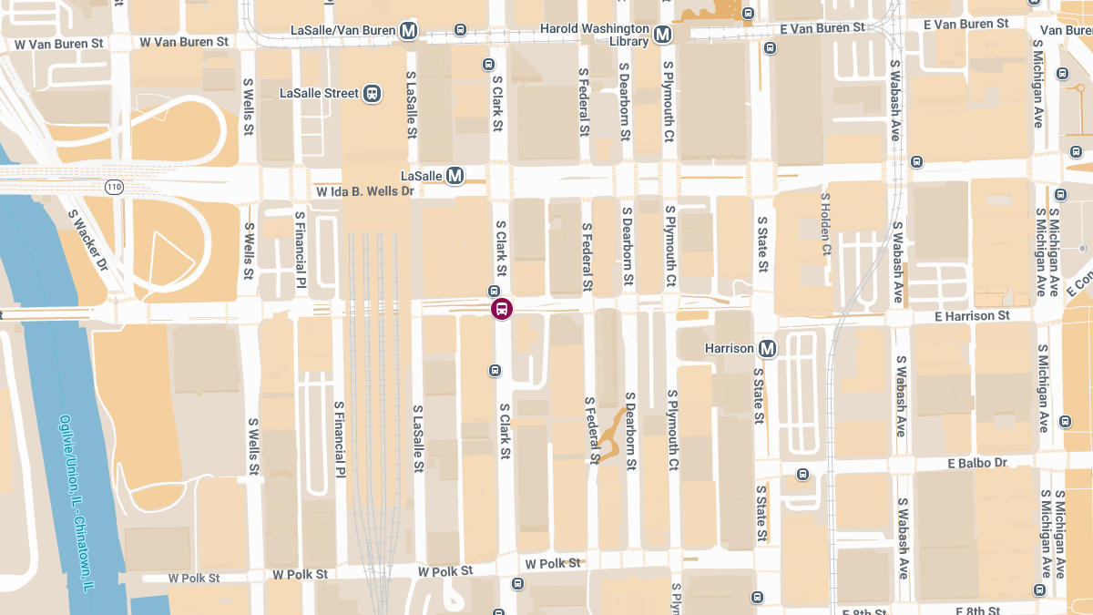 Bus Crash at Harrison St & Clark St Causes Injuries