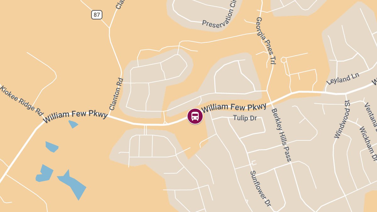 Bus Crash with Injuries at William Few Pkwy