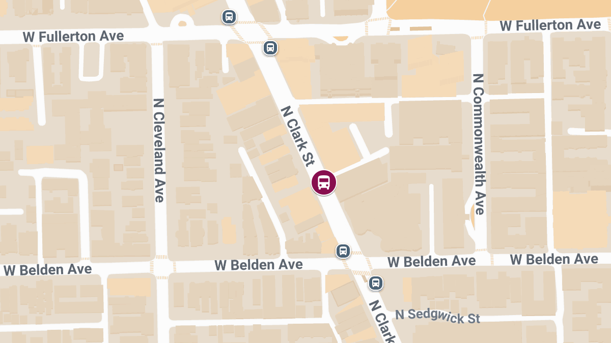 Bus and Car Collision with Injury on North Clark