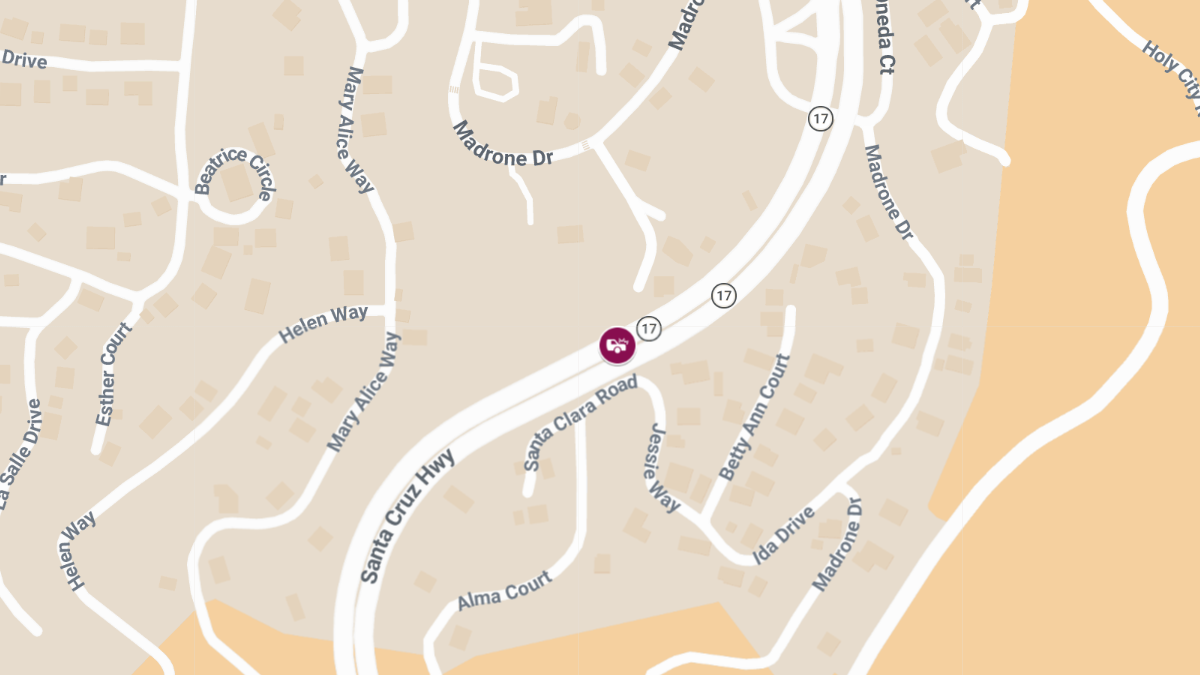 Caltrans Worker Injured on Hwy 17