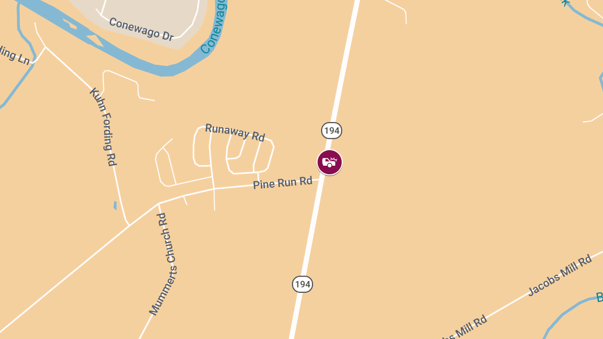 Child Hospitalized After School Van Crash at Pine Run Rd & Rte 194