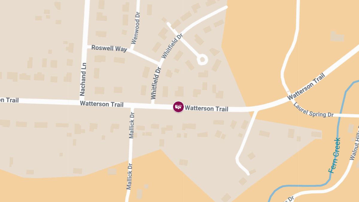 Child Injured in Vehicle Crash on Watterson Trail