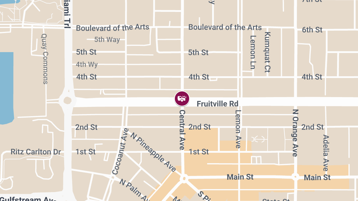 Collision Leaves Injured at Central Ave & Fruitville Rd