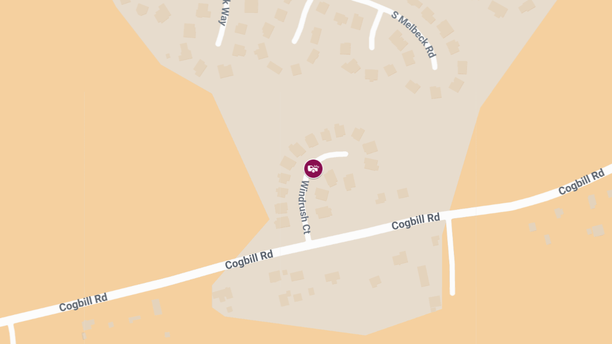 Collision Leaves Injuries at 6100 Windrush Ct