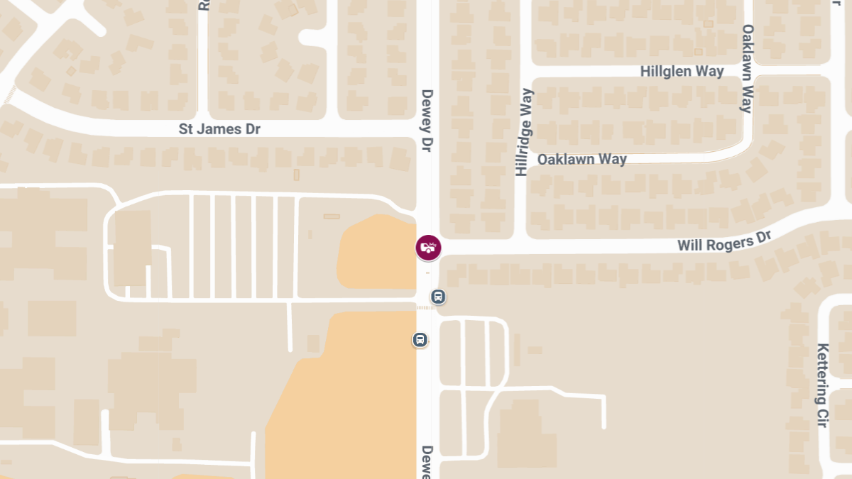 Collision Leaves Injuries at Dewey Dr & Will Rogers Dr