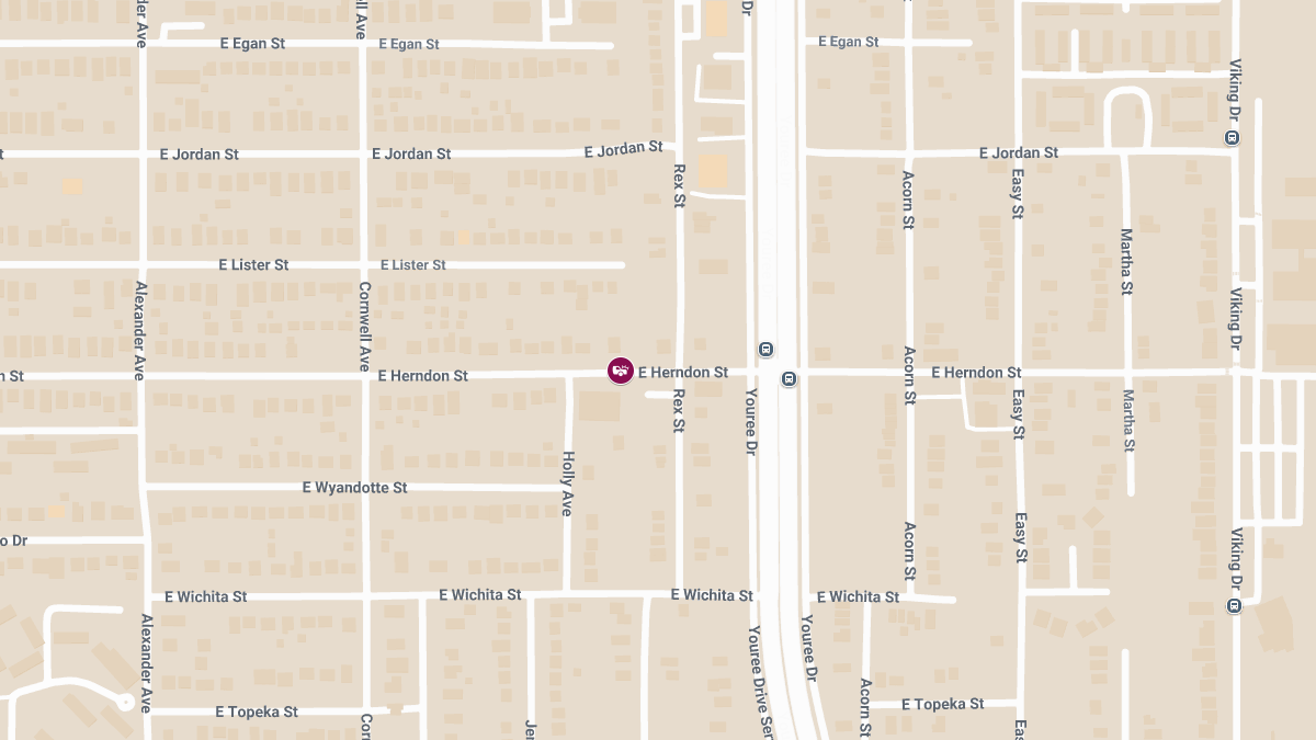 Collision Leaves Injuries at E Herndon St & E Olive St