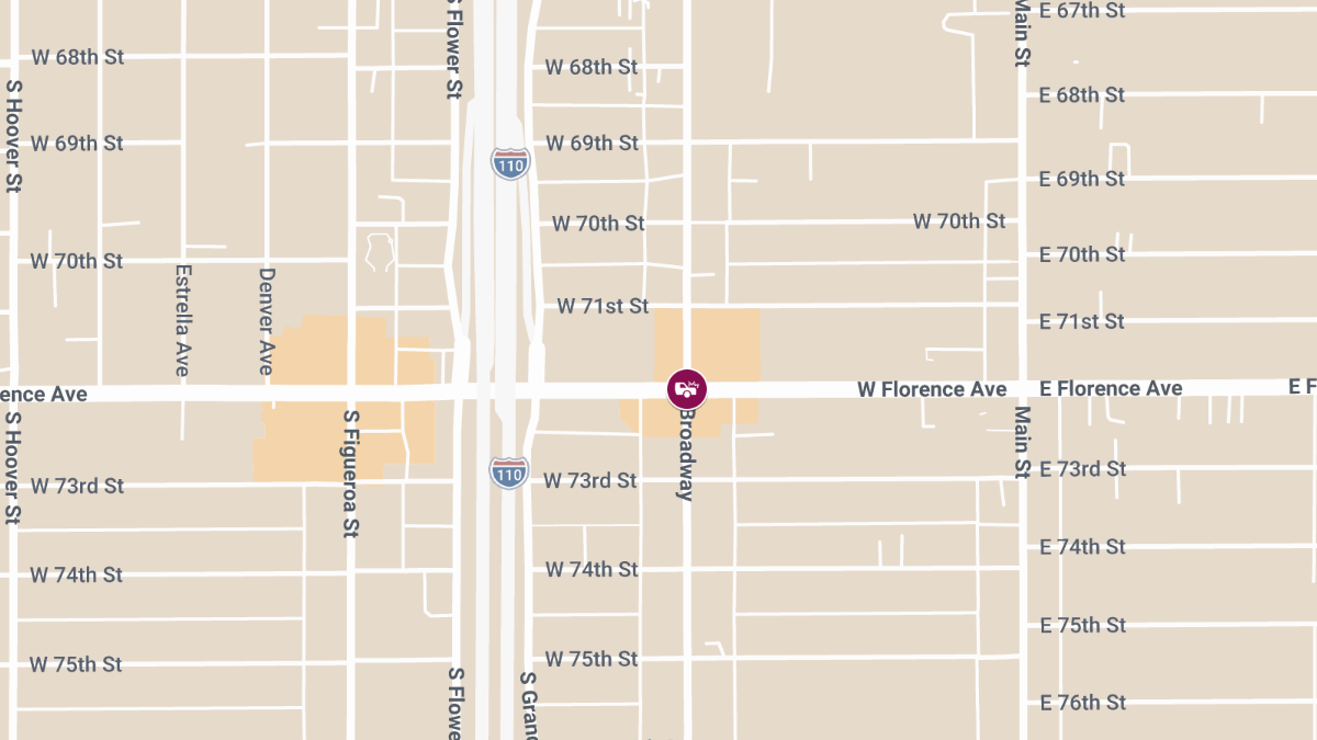 Collision Leaves Injuries at Florence Ave and Broadway