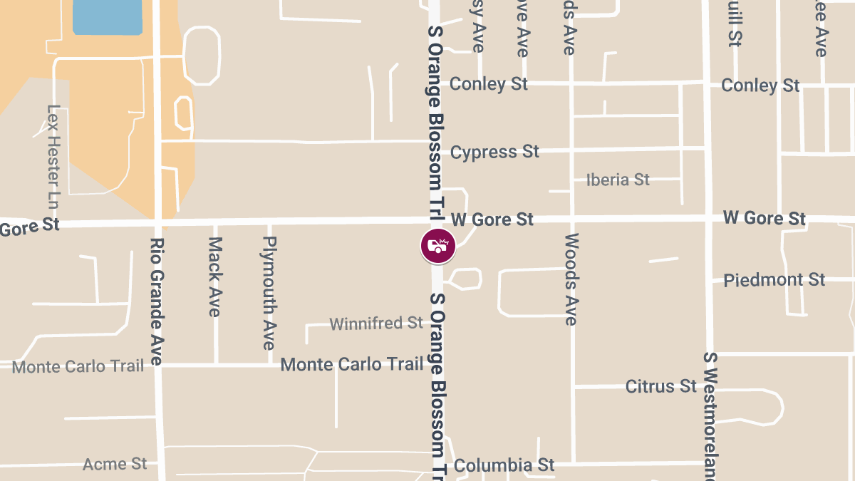 Collision Leaves Injuries at S OBT & W Gore St