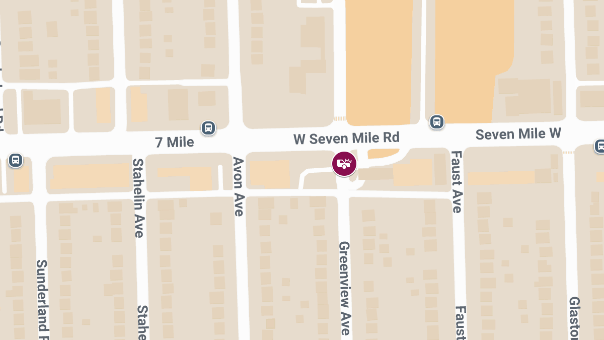 Collision Leaves Injuries at W 7 Mile Rd & Greenview Ave