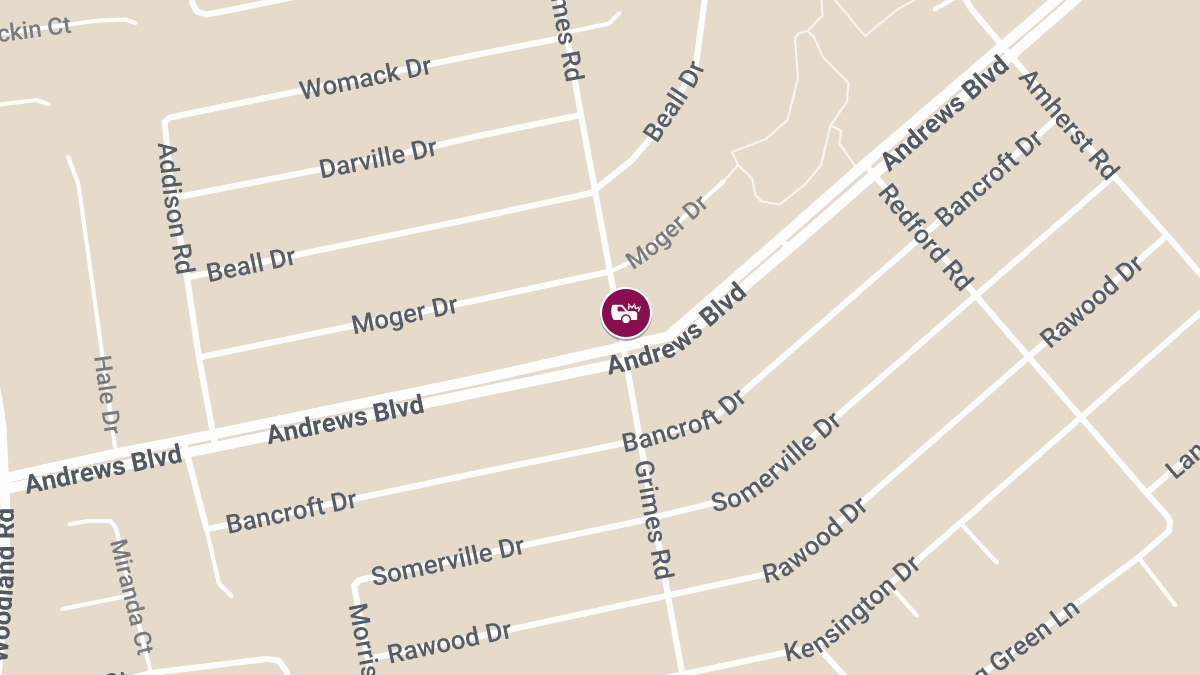 Collision With Injuries Reported Near Andrews Blvd & Grimes Rd