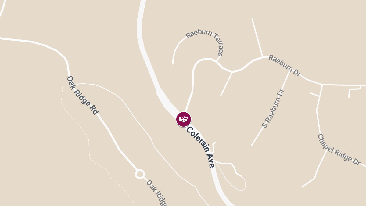 Collision With Injuries Reported on Colerain Ave Near Rayburn Dr