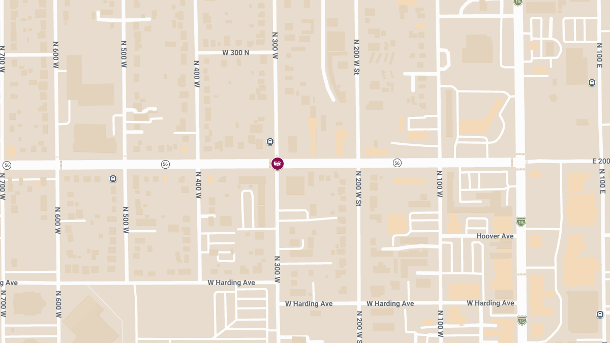 Collision With Injuries at 200 N & 300 West