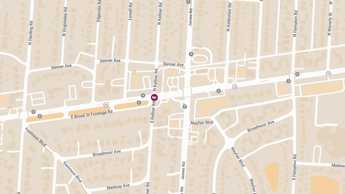 Collision With Injuries at E Broad St & N Kellner Rd