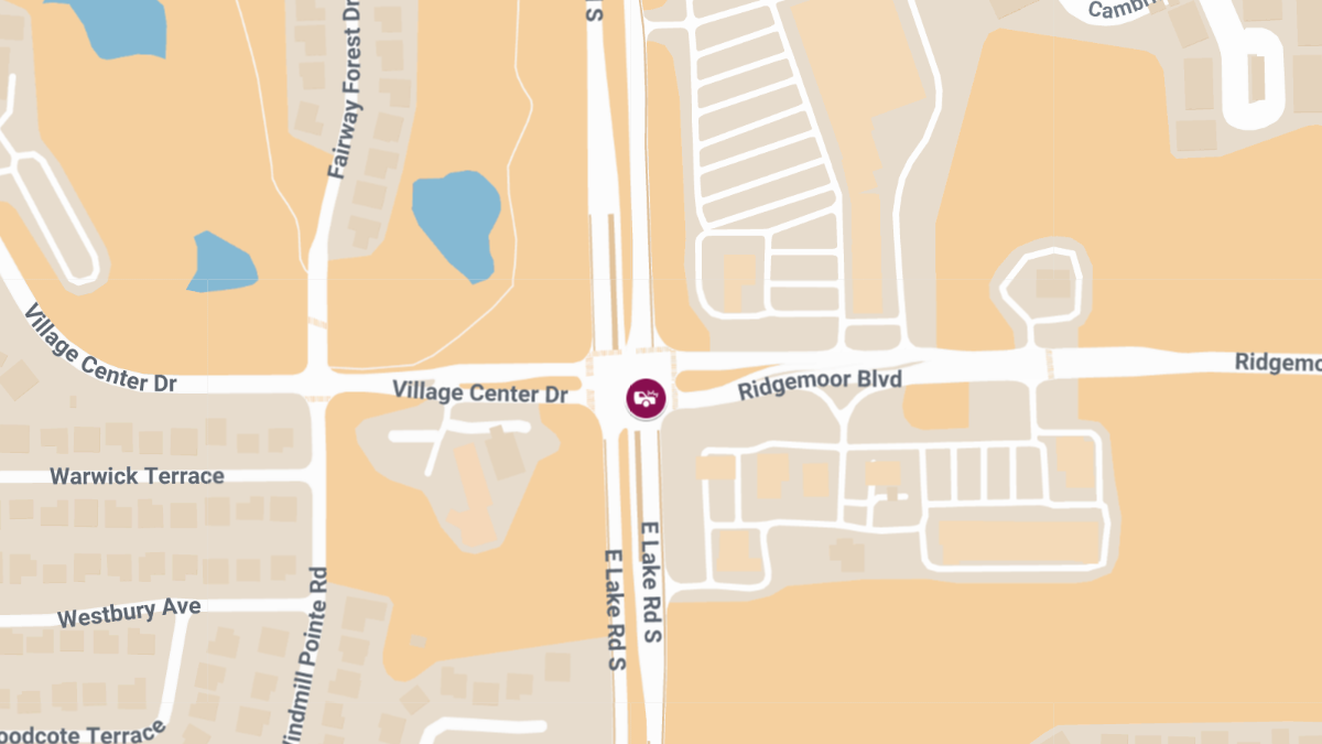 Collision With Injuries at East Lake Rd & Ridgemoor Blvd