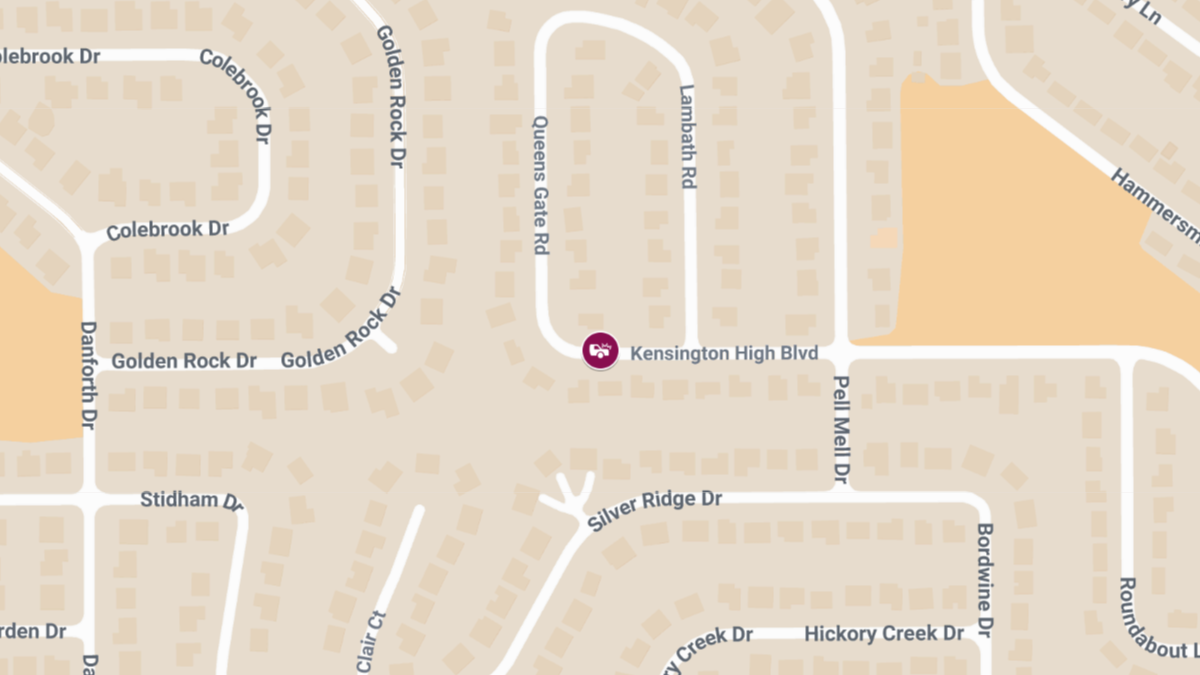 Collision With Injuries at Kensington High Blvd