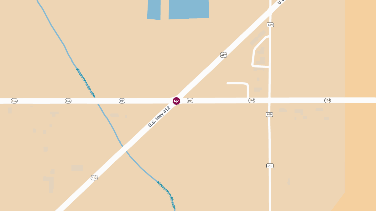 Collision With Injuries at MO 164 and US 412