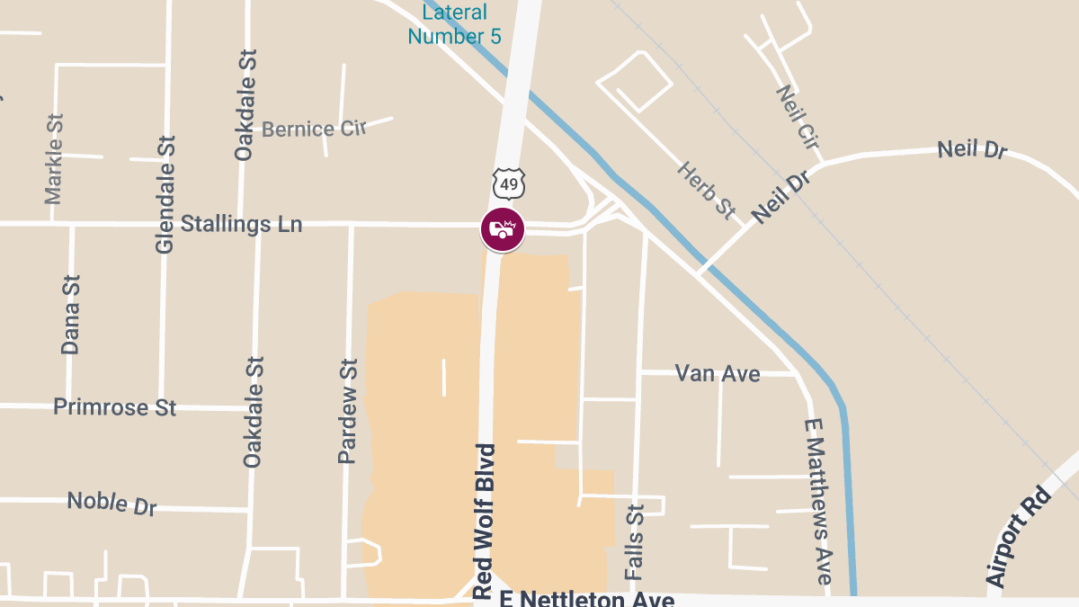 Collision With Injuries at Red Wolf Blvd & Stallings Ln