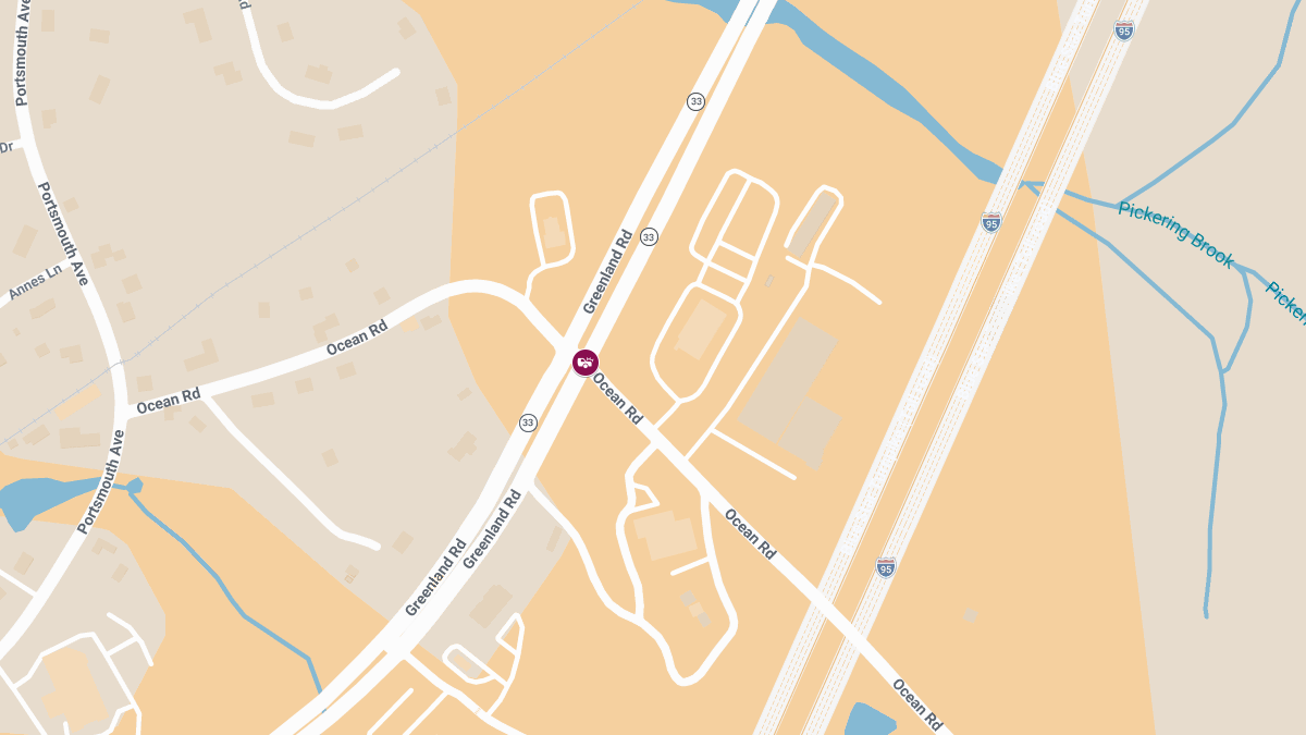 Collision With Injuries at Rte 33 & Ocean Rd