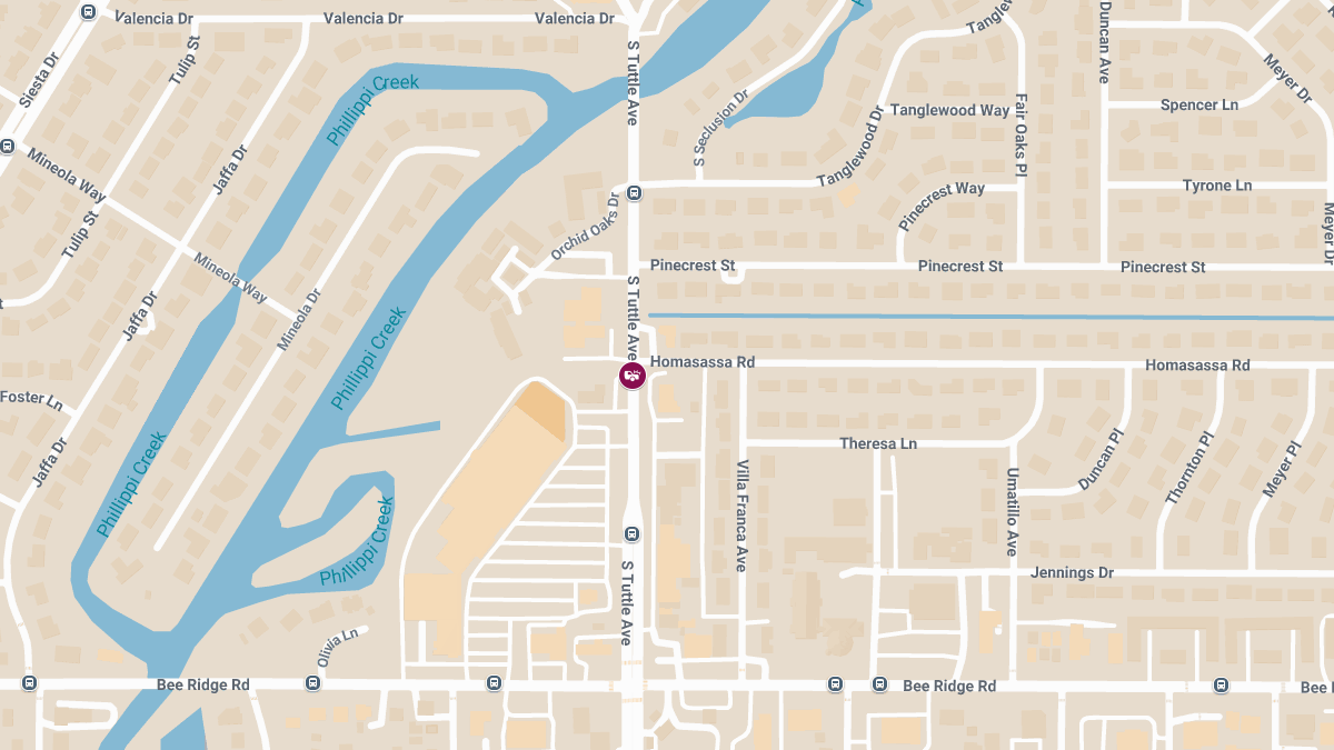 Collision With Injuries at S Tuttle Ave & Homasassa Rd