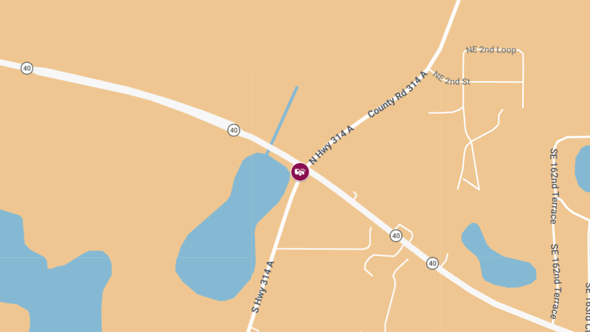 Collision With Injuries at SR-40 & CR-314A