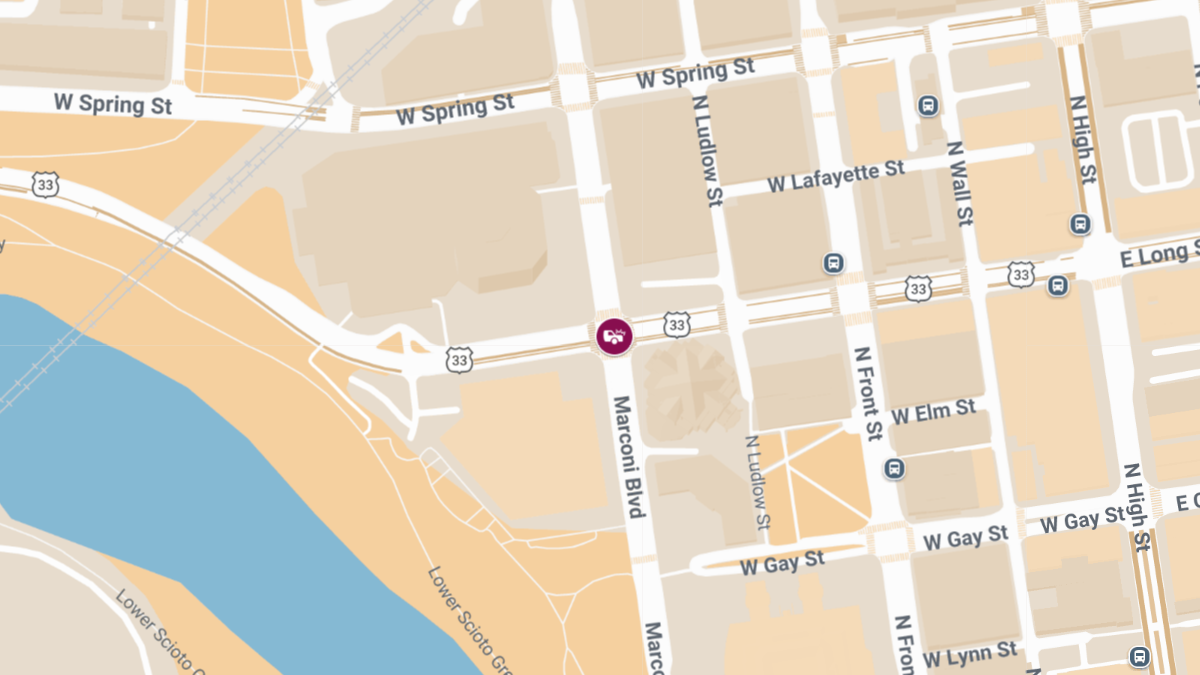 Collision With Injuries at W Long St & Marconi Blvd