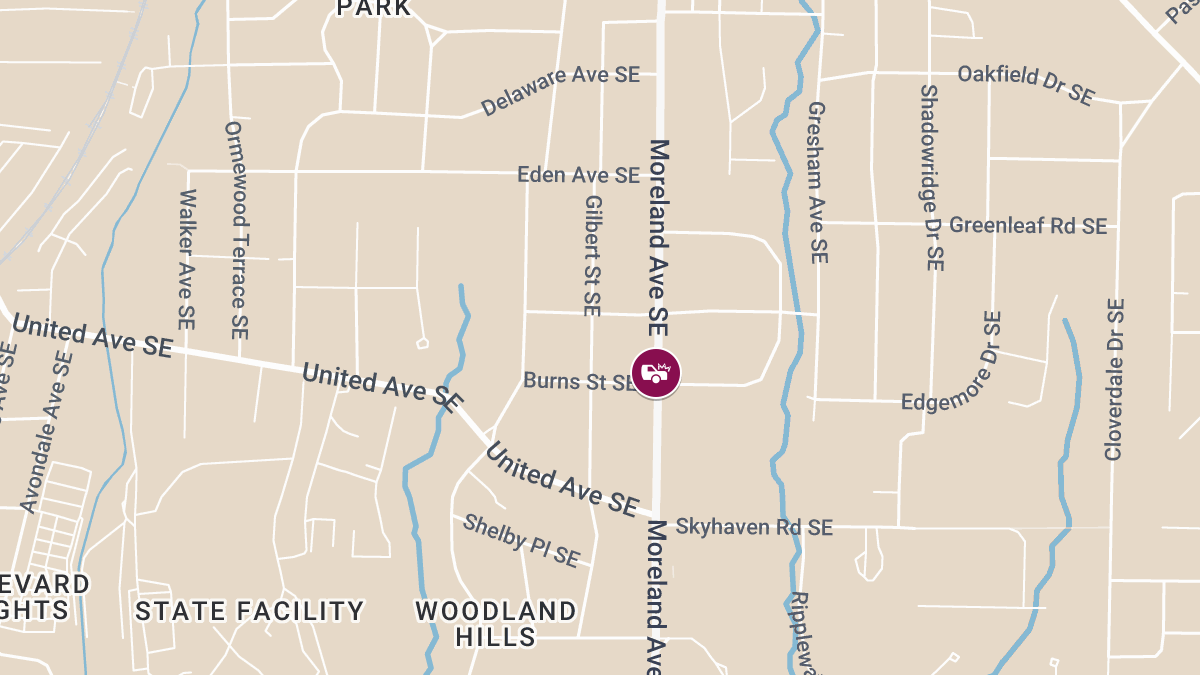 Collision With Injuries on Moreland Ave
