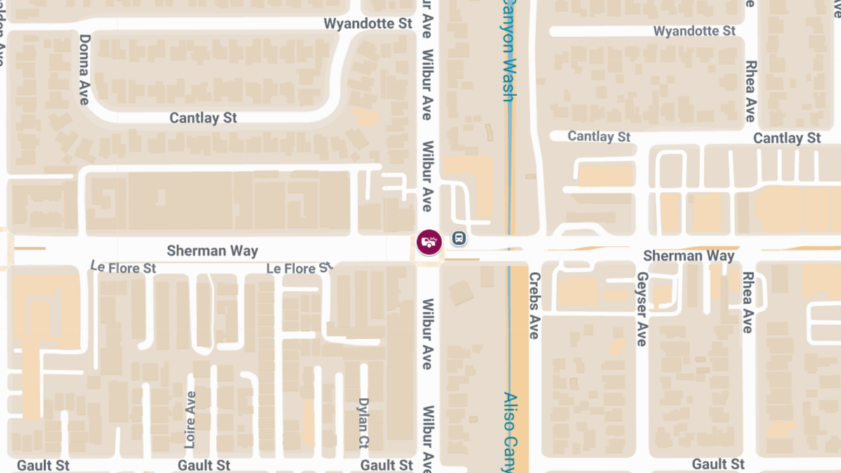 Collision With Injuries on N Wilbur Ave & Sherman Way