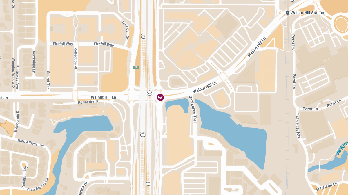 Collision at N Central Expy & Walnut Hill Ln Causes Injuries