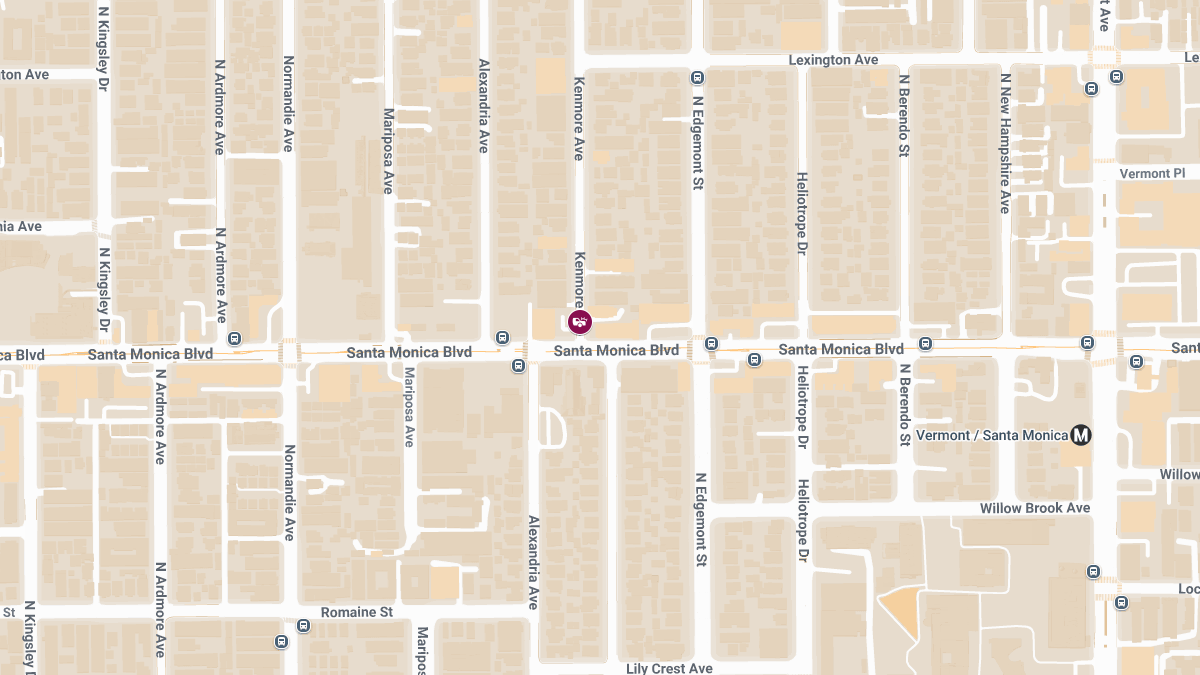 Collision at N Kenmore Ave and Santa Monica Blvd Causes Injuries