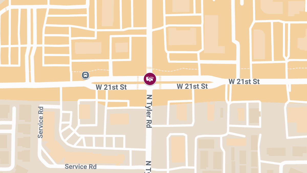 Collision at N Tyler Rd & W 21st St Leads to Injuries