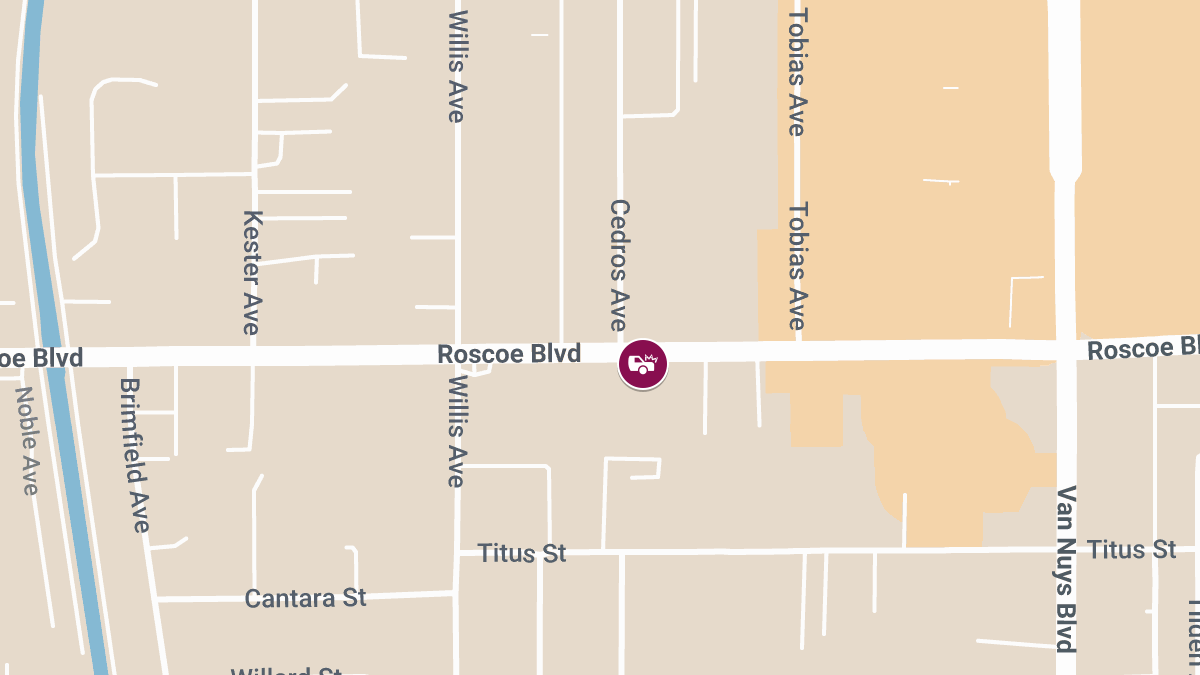 Collision at Roscoe Blvd & Cedros Ave Results in Injuries