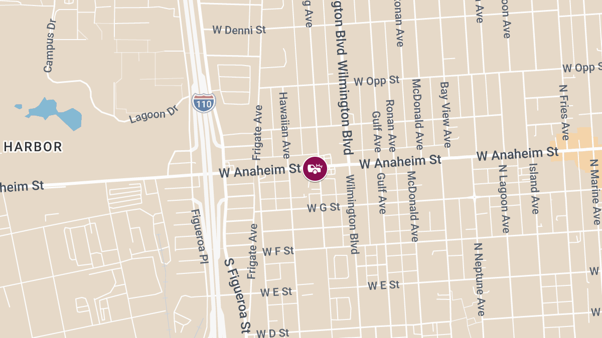 Collision at W Anaheim St Causes Injuries