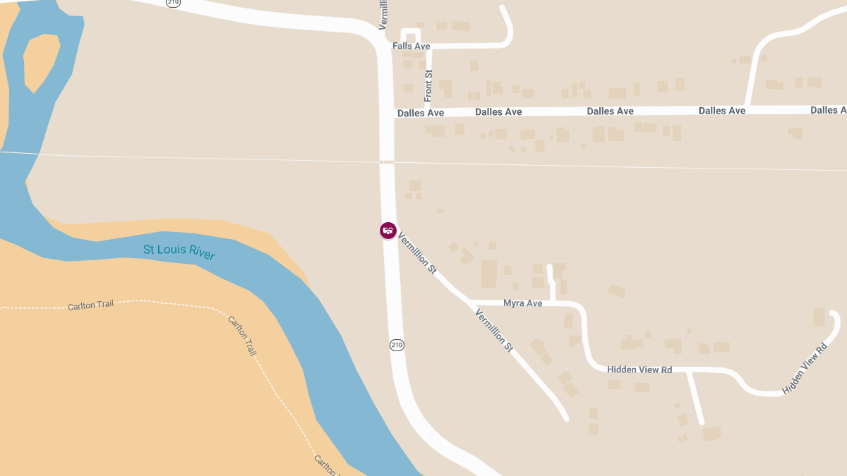 Collision on Hwy 210 at Vermillion St Causes Injuries