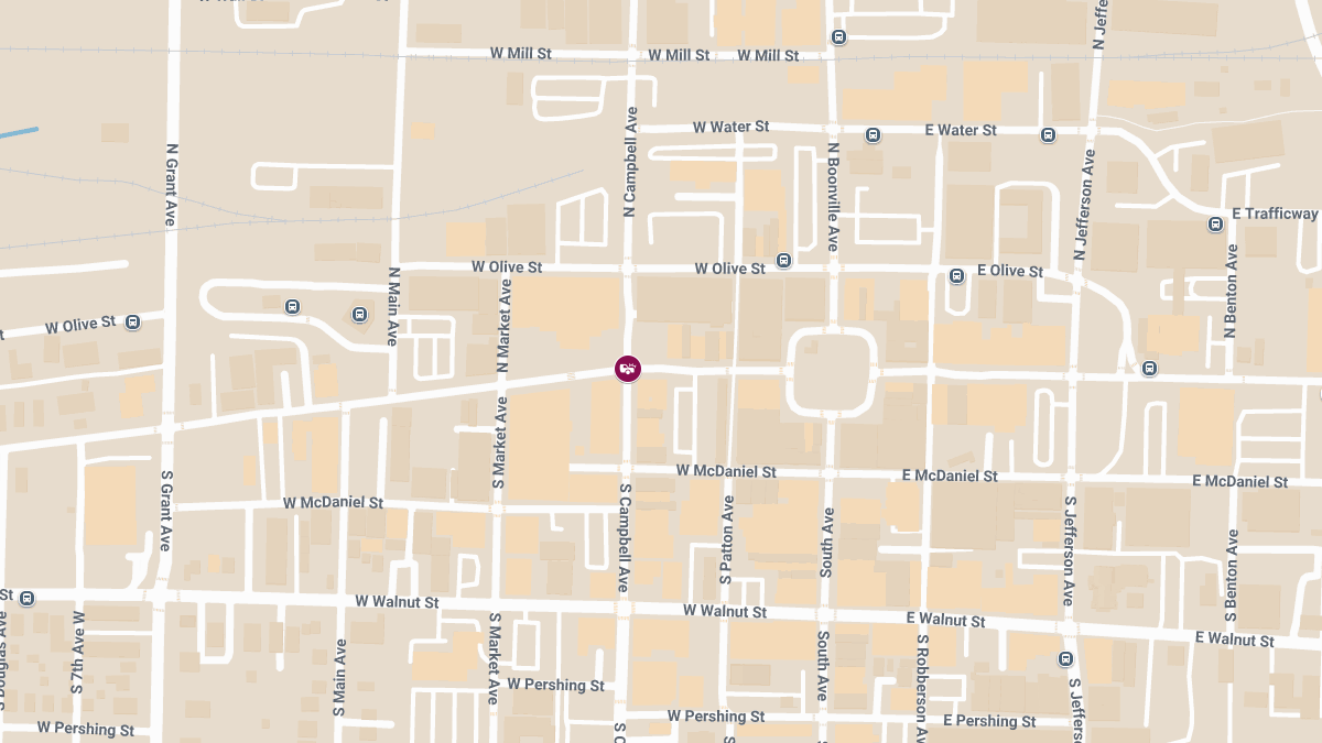 Collision with Injuries Reported at W College St & N Campbell Ave