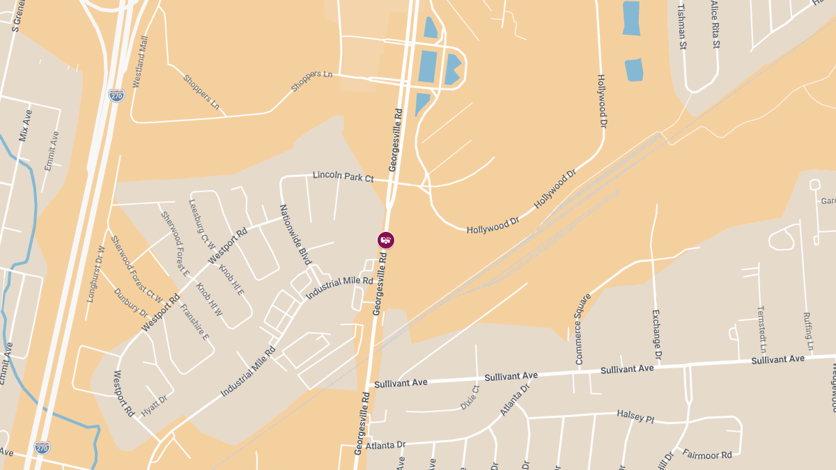 Collision with Injuries at 375 Georgesville Rd