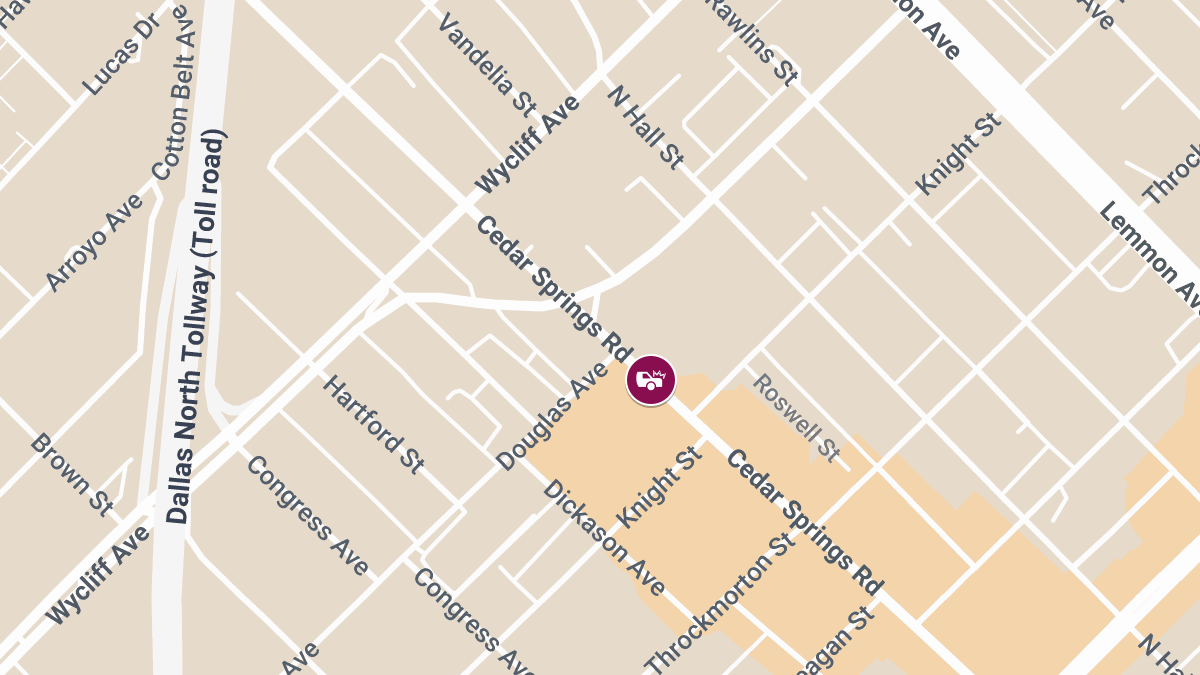 Collision with Injuries at Cedar Springs Rd & Douglas Ave