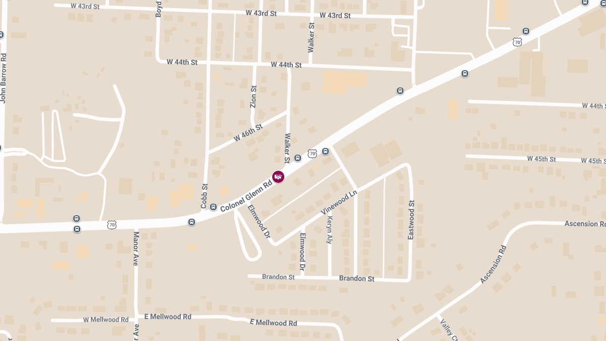 Collision with Injuries at Colonel Glenn Rd