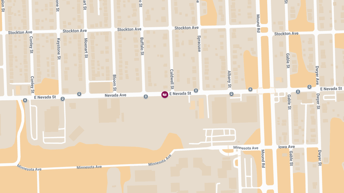 Collision with Injuries at E Nevada St and Caldwell St
