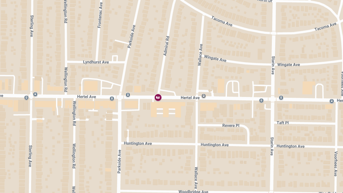 Collision with Injuries at Hertel Ave & Admiral Rd